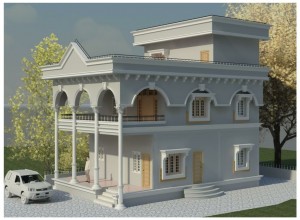 30 X 40 VASTU PLAN A1 _ 3D VIEW