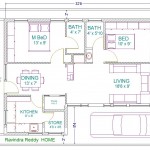 30×40 North Facing site ravi vastu plan