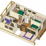 30×40 North Facing site ravi vastu plan 3d view