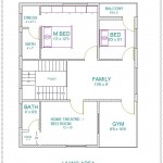 40×60 Site Vastu First Floor Plan West Series W2