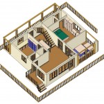 40×60 Site Vastu Ground Floor View West Series W2