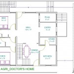 AGRI DOC RESIDENCE 40X60 NORTH EAST FACING SITE VASTU PLAN  E6