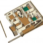 AGRI DOC  RESIDENCE_40X60 NORTH  EAST FACING SITE VASTU PLAN 3D VIEW E6
