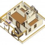 PATIL RESIDENCE_40X60 EAST FACING SITE VASTU PLAN 3D VIEW E3