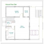 PATIL RESIDENCE 40X60 EAST FACING SITE VASTU PLAN 3DVIEW E4