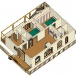 Raghavendra Vastu Home Plan 3D View